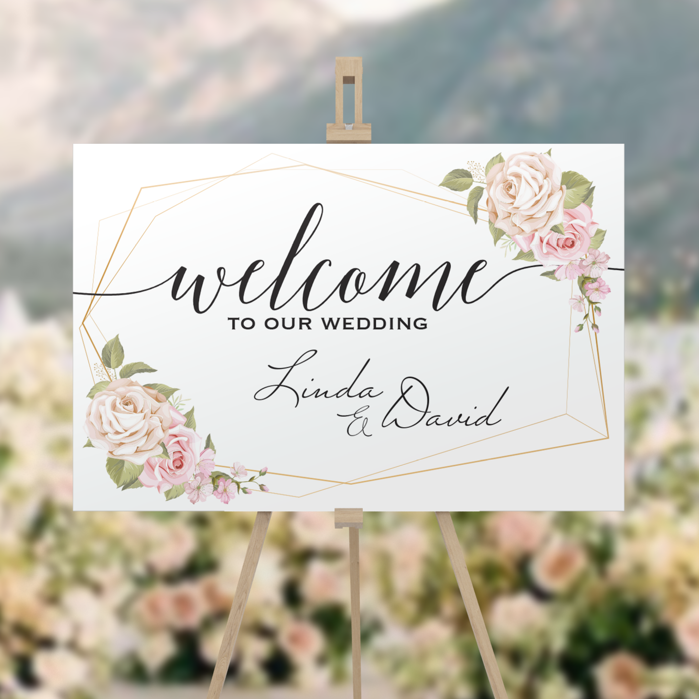 A2 (420 x 594mm) Wedding Signs