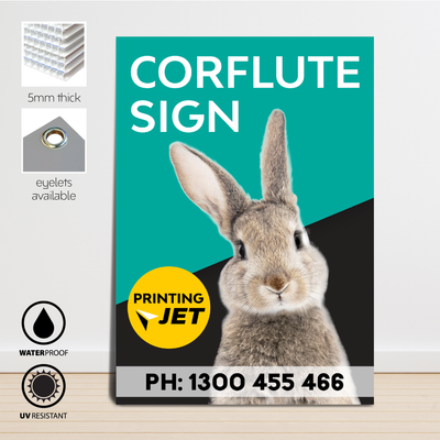 450 x 320mm Corflute Signs