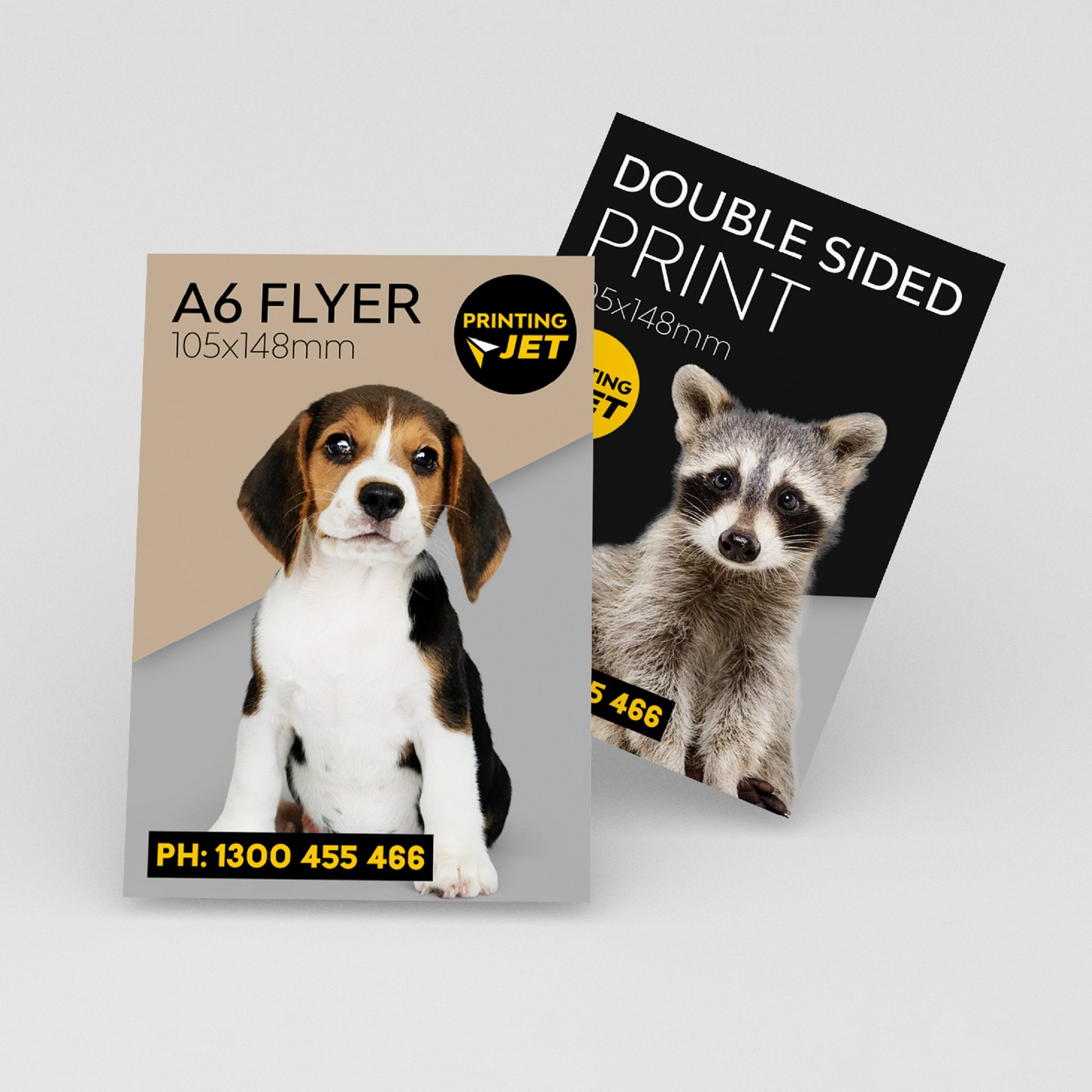 300gsm A6 Single Side Laminated Cards