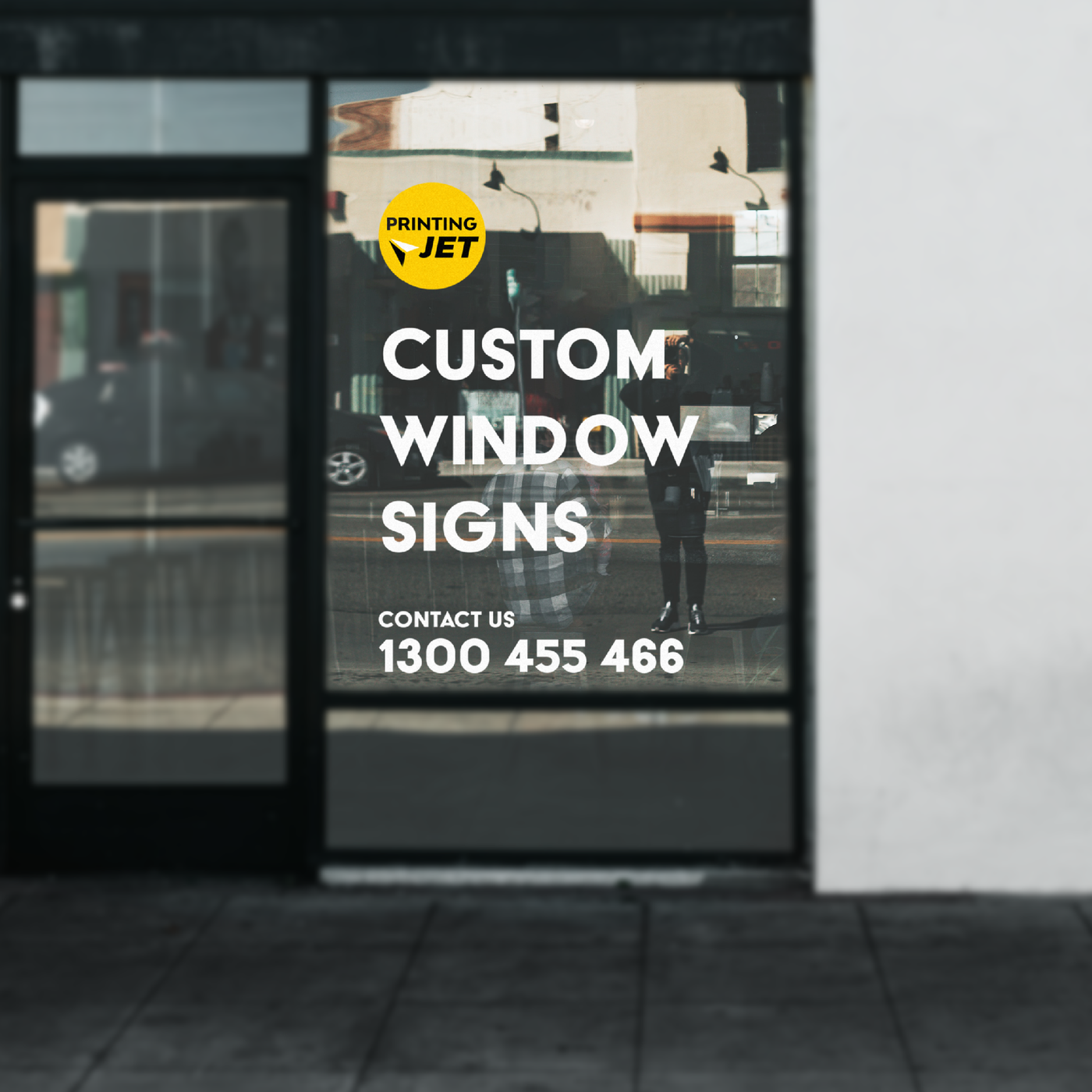 Polymeric Window Sticker