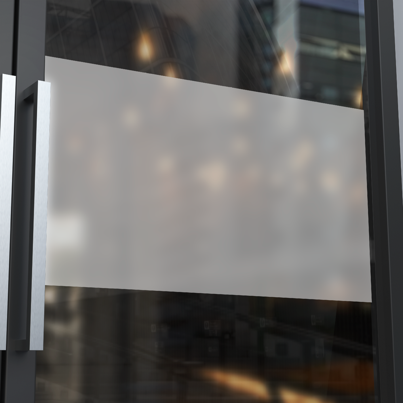 70% Forsted Window Sticker without Print
