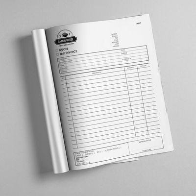 A6/DL Invoice Book