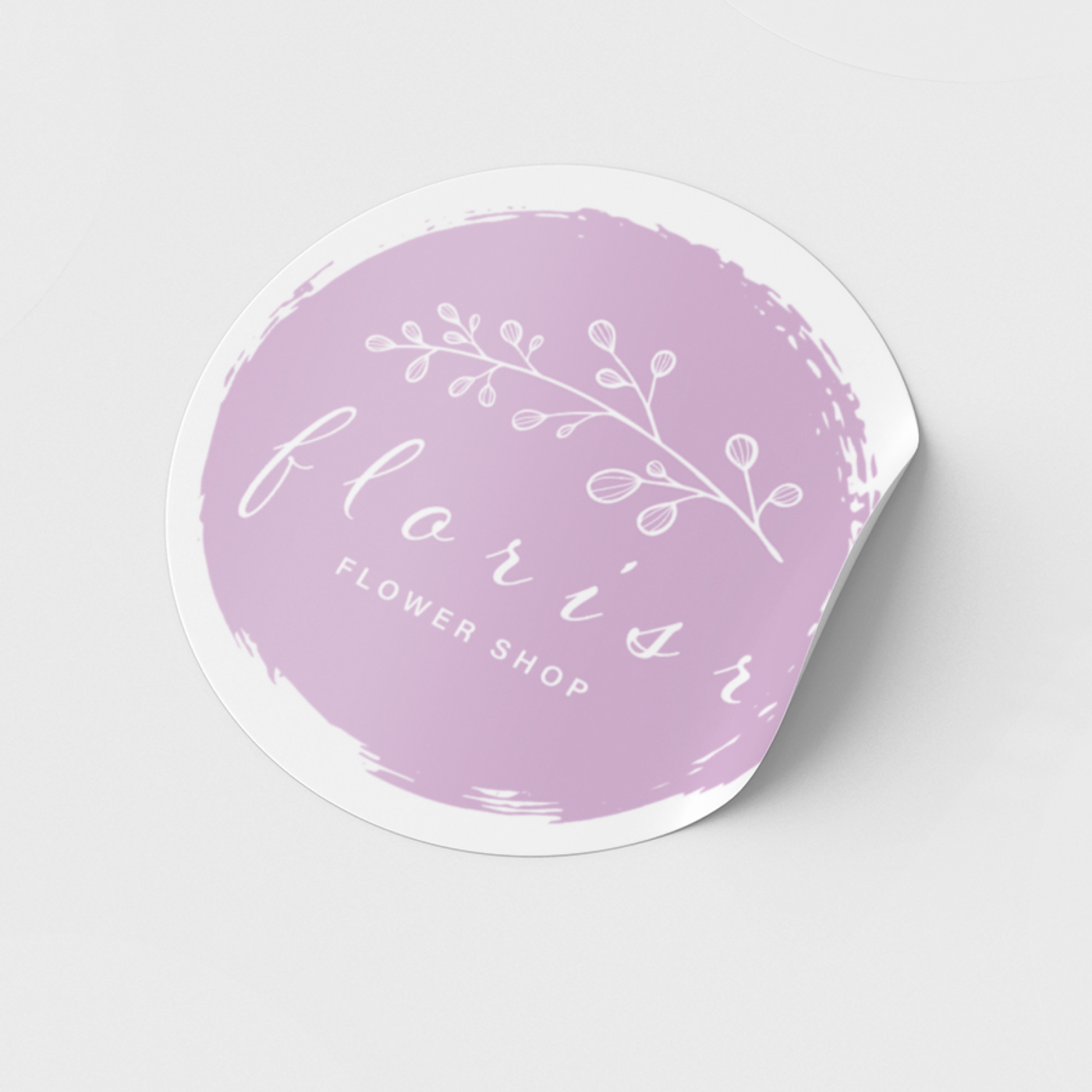 Gloss Paper Round Stickers