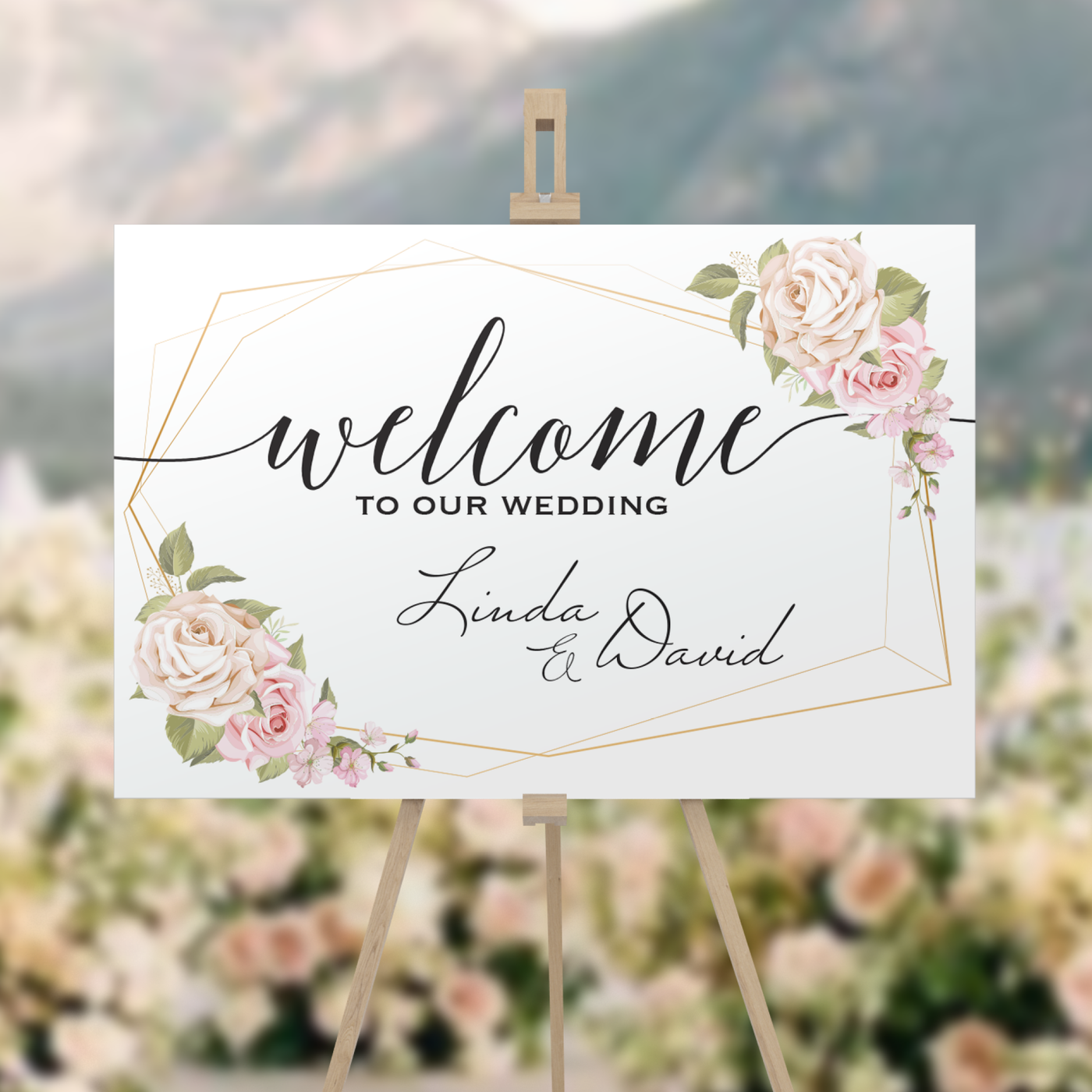 450 x 600mm Wedding Signs