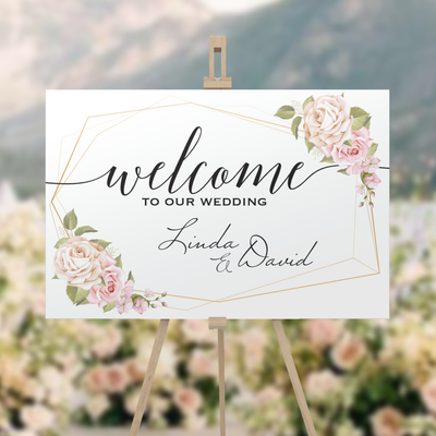 450 x 600mm Wedding Signs